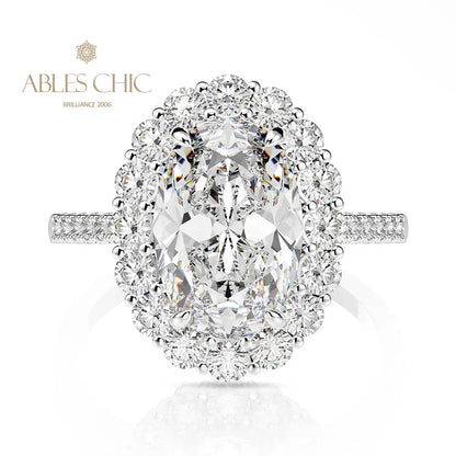 Ables Chic Sterling Silver Oval Lab Citrine Engagement Ring Big Kunzite Morganit Bridal Women Rings S2R1S2R1021