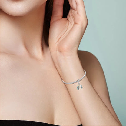 Halloween Christmas 925 Silver Charms Fit Original Bracelet For Women Jewelry Snow Christmas Tree Santa Claus