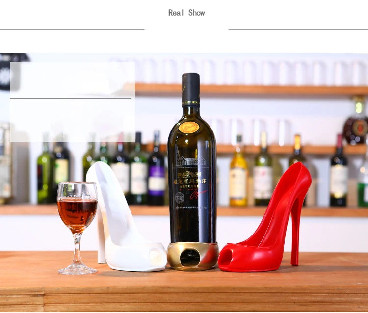Creative High Heels Wine Rack Ornaments European Wine Rack Home Decoration Ornaments Wine Cabinet Jewelry Wine Rack Crafts