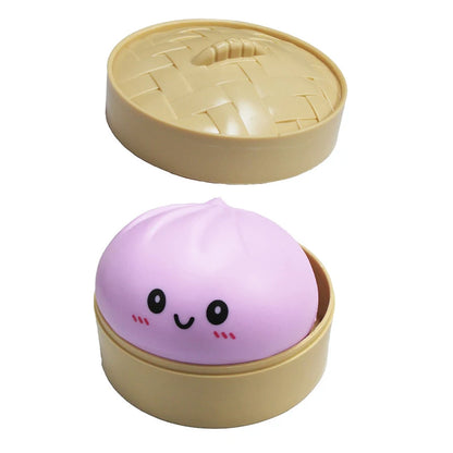 Simulation Flash Dumpling Pressure Ball Slow Rebound Soft Pinch Decompression Baozi  modeling stress relief toy birthday Gifts
