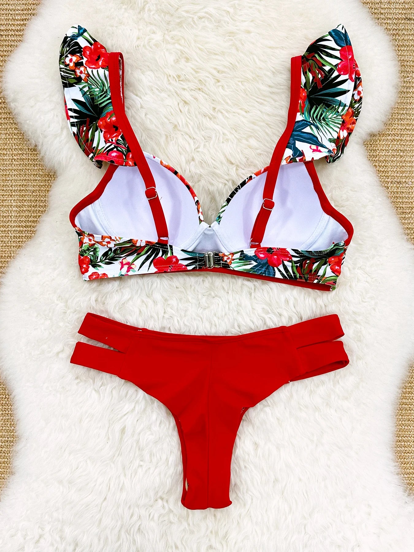 Sexy High Waist Bikini Swimsuit Brazilan Bikini Set Swimwear for Women High Leg Push Up Two Piece Bathing Suits Summer Female