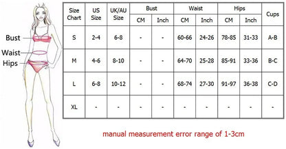 Sexy Hollow out Hooked Bikini Set Short Style Beachwear Pure Color Vacation Cover up Beach Clothes Women's Fashion Swimwear