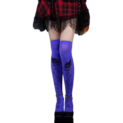 EtherealBe Two-Toned Halloween Tights for Women