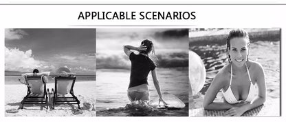 Comfortable Brazilian G-String Swimwear Bandage Stripes Trim Halter Female Bikini Set 2024 New Fashion Chest Pad Beachwear