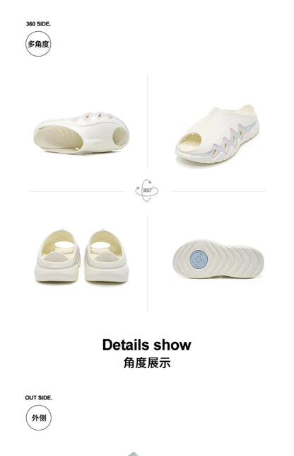 RIGORER Shark 3 Sports Slides: Post - Game Recovery, Summer Outdoor, Anti - Slip Basketball Sandals for Men & Women Z325160508