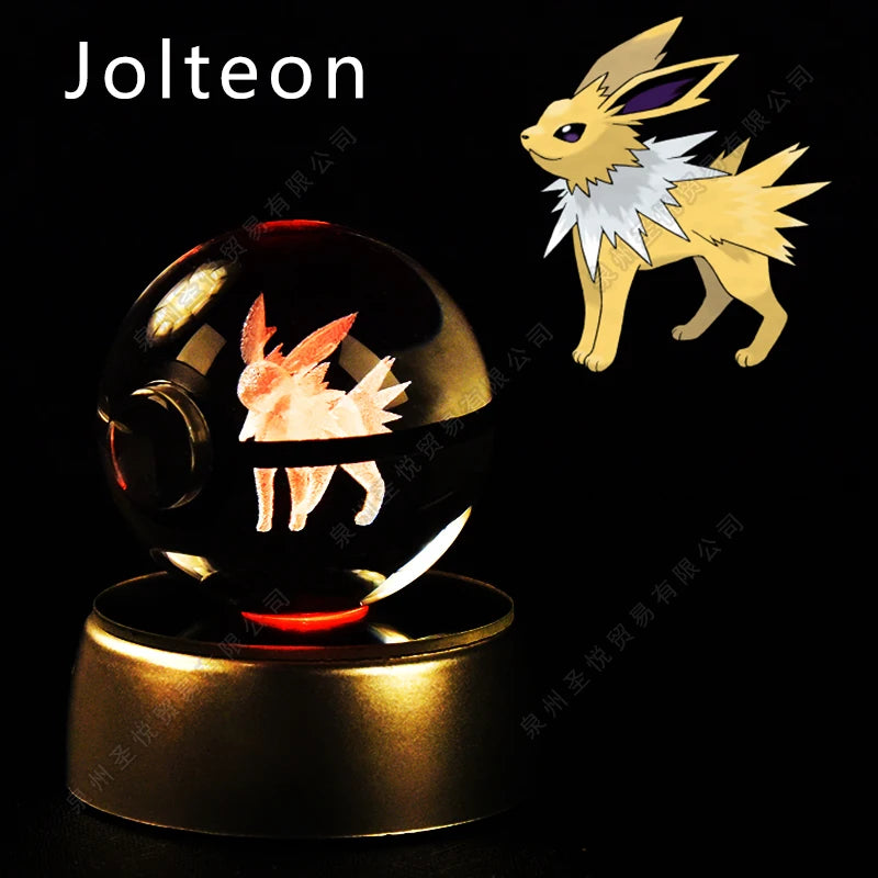 EtherealBe Pokemon 3D Crystal Ball Night Light