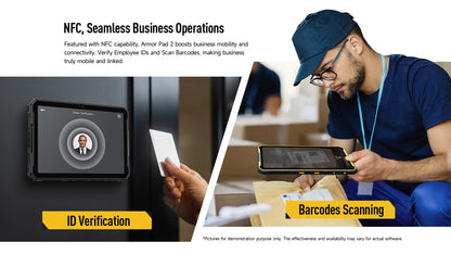 Ulefone Armor Pad 2 Rugged Tablet, 11" 2K, 18600 mAh ,IP68/IP69K Android 13 NFC GPS 4G Tablet Up to16GB +256GB LED Camping light