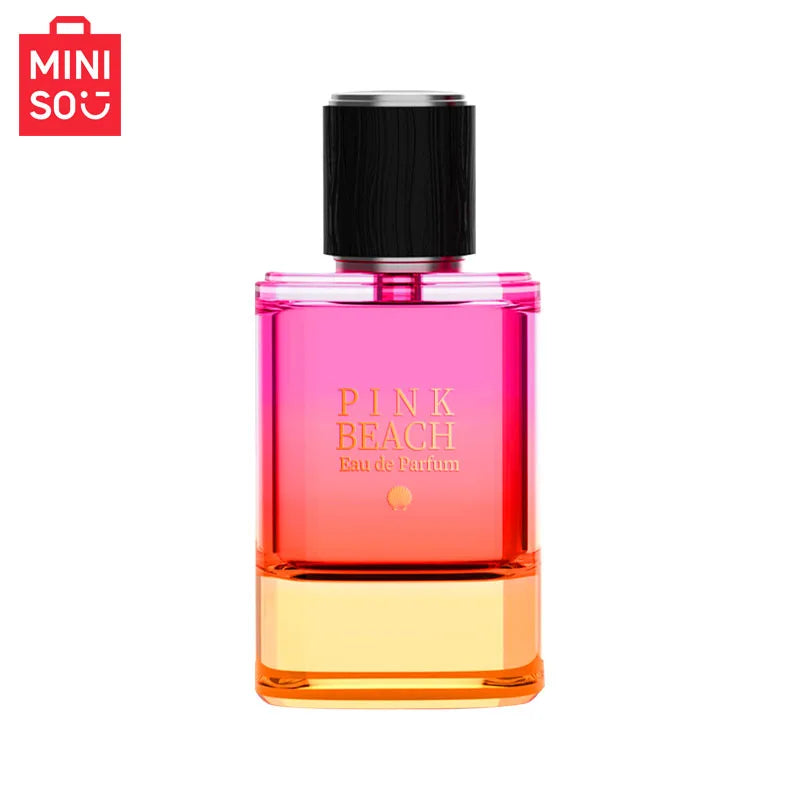 MINISO PINK BEACH Women Perfume Original Luxury Fruity Floral Eau De Parfum Designer Fragrance For Woman Body Spray 50ML