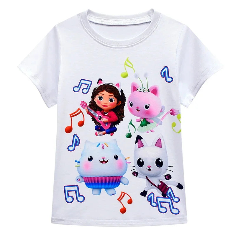 EtherealBe Gabby's Dollhouse cosplay costume for girls featuring colorful characters and musical notes