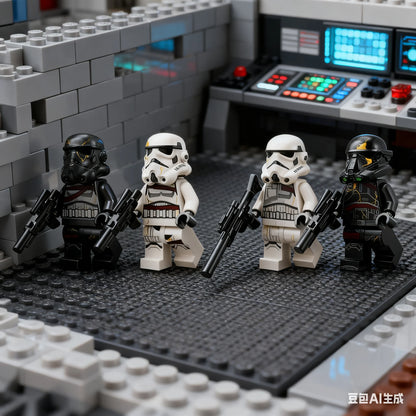 LEGO Dead Soldiers and Dark Soldiers Building Blocks model decoration ornaments puzzle toys for children and gifts