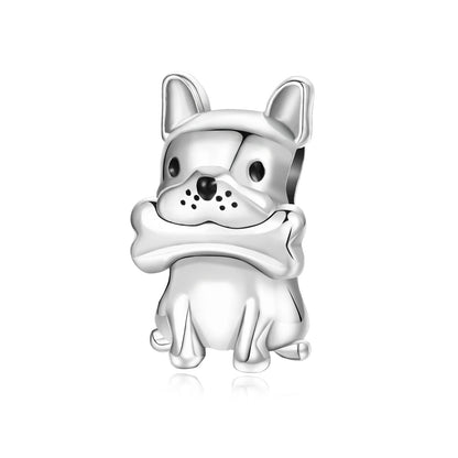 Original Charms Bead 925 Sterling Silver Inlaid Zirconium Animal Paper Crane Snail Pendants Fit Bracelet Jewelry Gift Marking