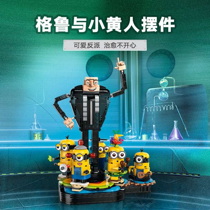 Lego Minions 75582 Build Minions for Boys and Girls Educational Children's Day Gift Toy Building Blocks