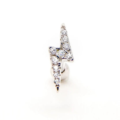 925 Sterling Silver Fine Jewelry Anti-allergic Ear Buckle Moon Stud Earring For Woman Wedding Anniversary Piercing Pendientes