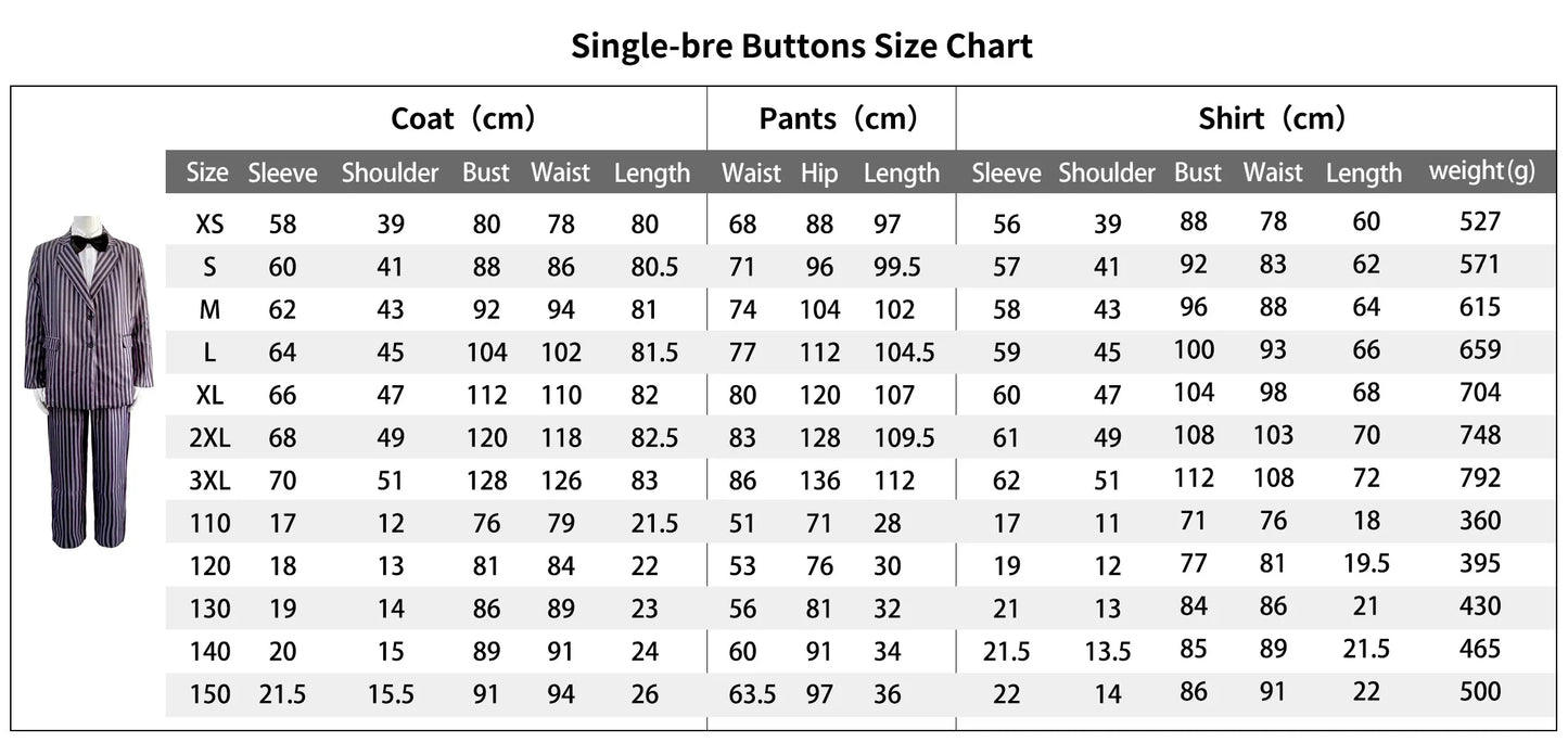 Gomez Addams Cosplay Anime Morticia Costume Dress Halloween Carnival Outfit Adult Kid Coat Shirt Pant Tie Suit Party Uniform