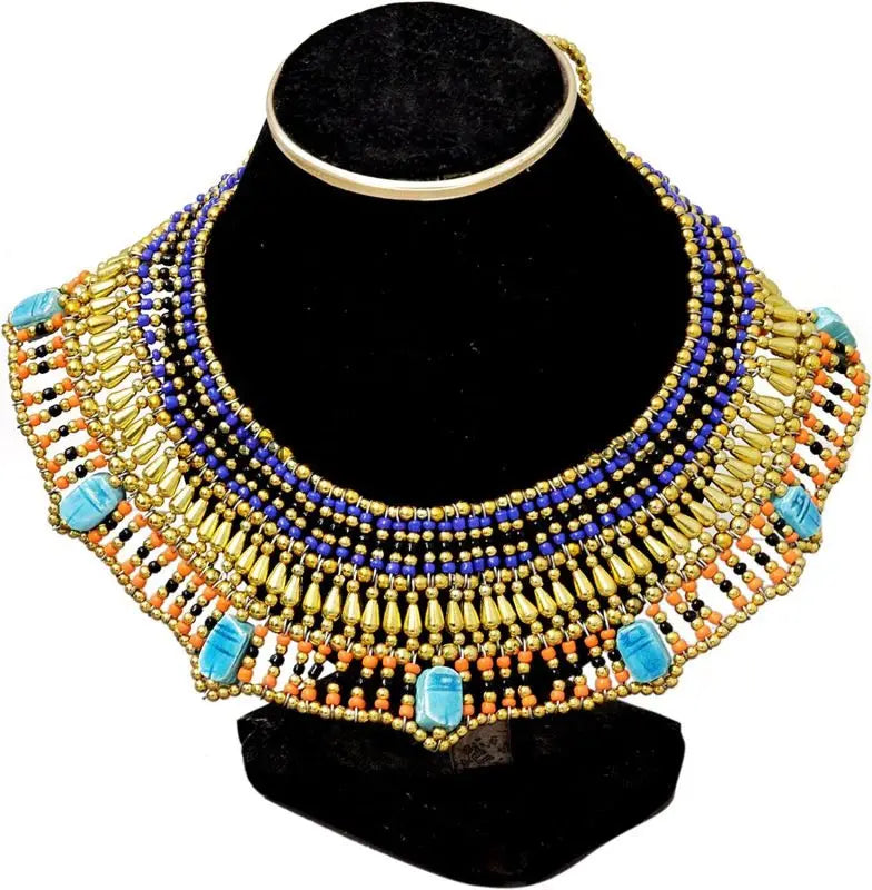 Cosplay Women Cleopatra Costume Egyptian Collar Necklace Design Costume Accessories Halloween