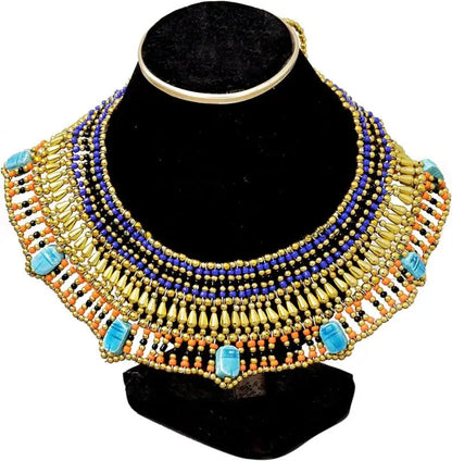 Cosplay Women Cleopatra Costume Egyptian Collar Necklace Design Costume Accessories Halloween