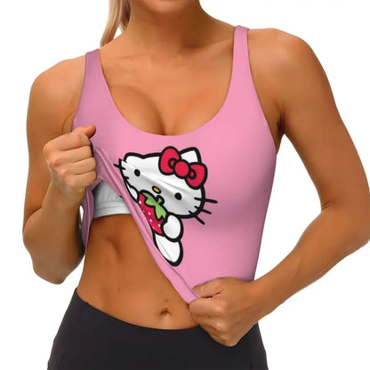 EtherealBe Hello Kitty Sports Bra for Women