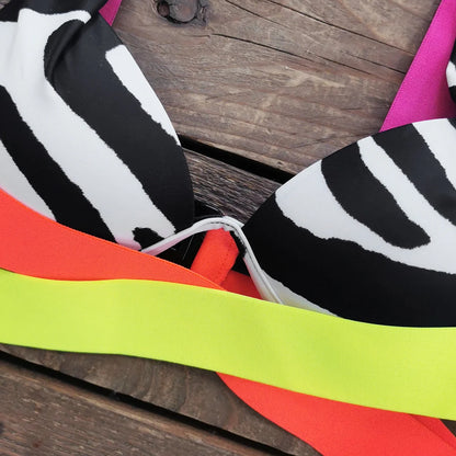 Sexy High Waist Bikini Swimsuit Brazilan Bikini Set Swimwear for Women High Leg Push Up Two Piece Bathing Suits Summer Female