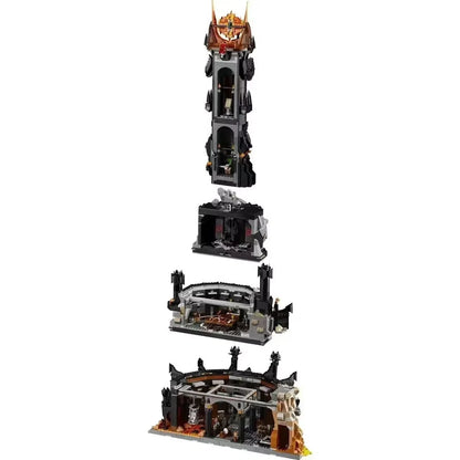 New New Black Tower Dark Model Building Block Kit Brick Creative Moc Toy Boy Adult Birthday Gift Holiday Gift