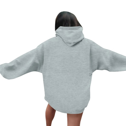 Women Halloween Printed Hoodie Casual Long Sleeve Sweatshirt Fashion Oversize Pullover Cozy Winter Streetwear Chic Loungewear