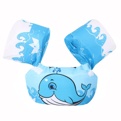 Baby Float Cartoon Arm Sleeve Life Jacket Swimsuit Foam Safety Swimming Training Floating Pool Float Swimming Ring Children Swim