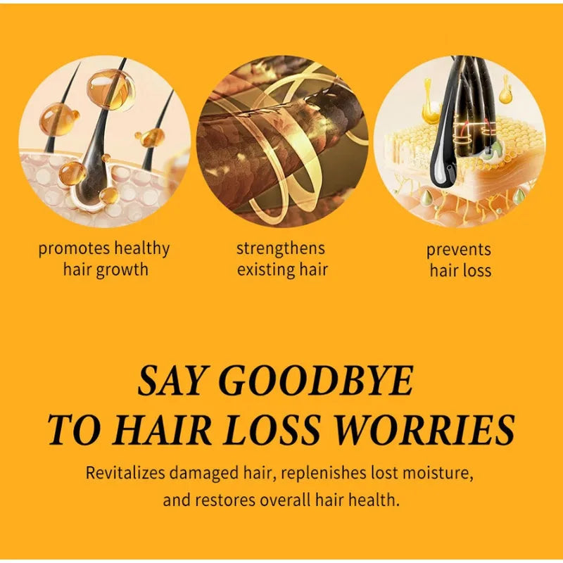 50ML African Hair Growth Oil 100% Pure Batana Hair Growth Mask Butter Anti Hair Loss Break Black Hair Regrowth Treatment