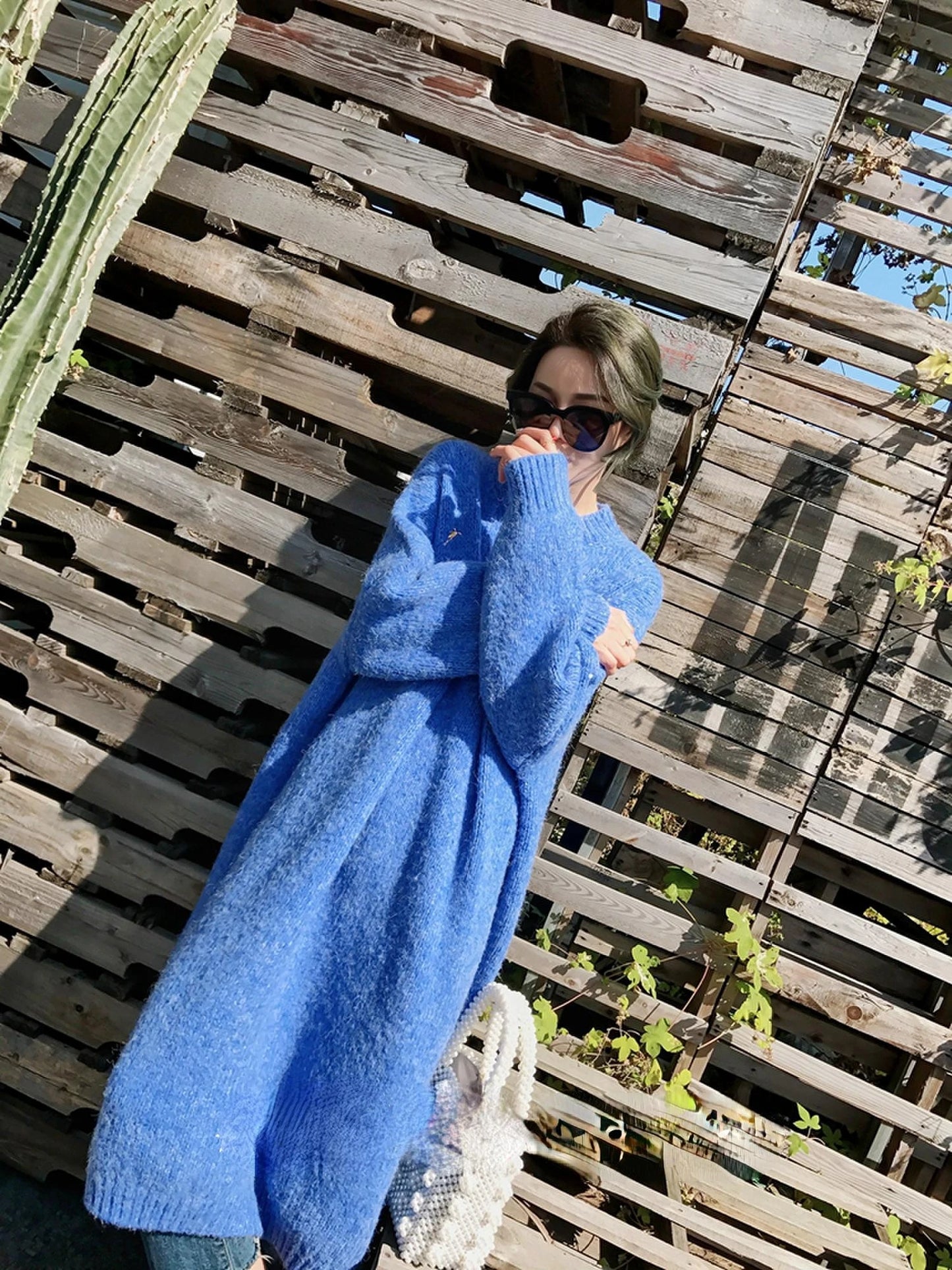 Winter Women Dress Fall Sweater Women Dress Long Sleeve Knitted Dresses Maxi Vintage Oversize Dresses Knitting Thick Warm Purple