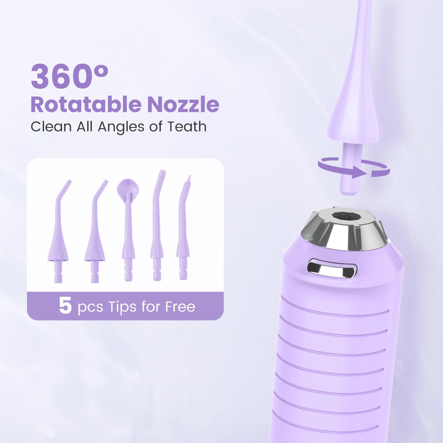 SEJOY Water Flosser for Teeth Irrigator Teeth Whitening Tool Portable Water Pick Personal Care Appliances Dental Teeth Cleaner