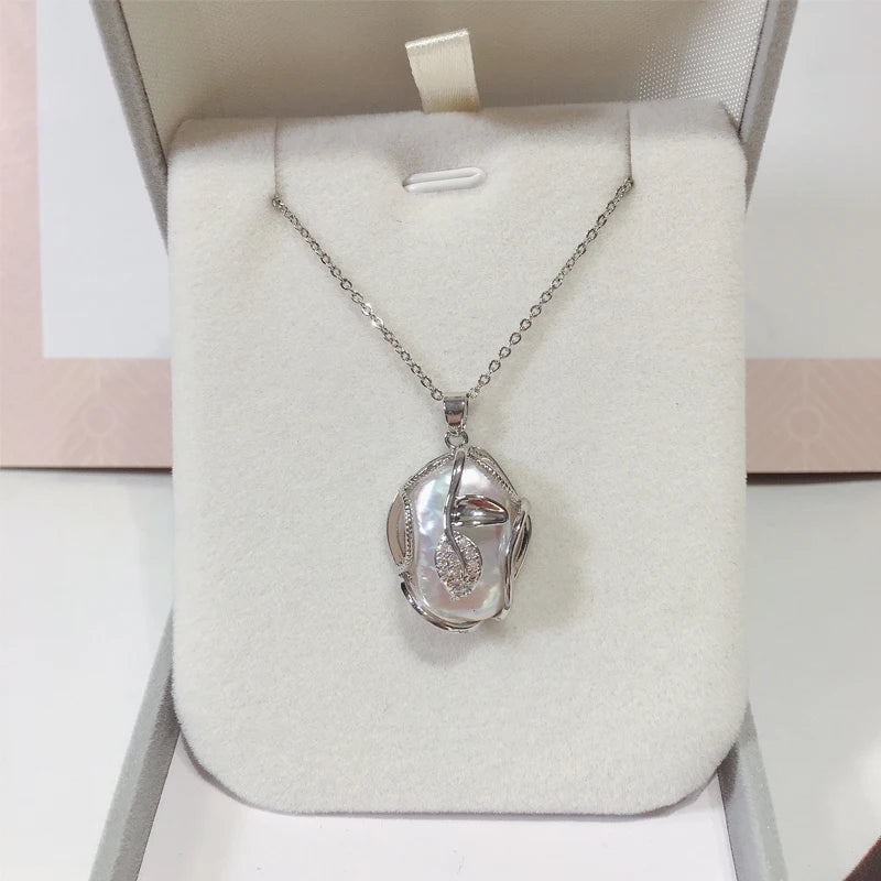 ZHBORUINI 2024 New Big Baroque Pearl Jewelry Sets 18K Gold Plating Natural Freshwater Pearl Necklace Earrings For Women Gift