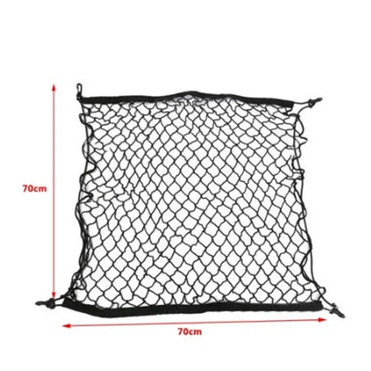 Car Trunk Net For Ford Mondeo Fusion MK5 2014~2022 2020 Pocket Trunk Nylon Elastic Mesh Car Net Holder Pocket Car Accessories