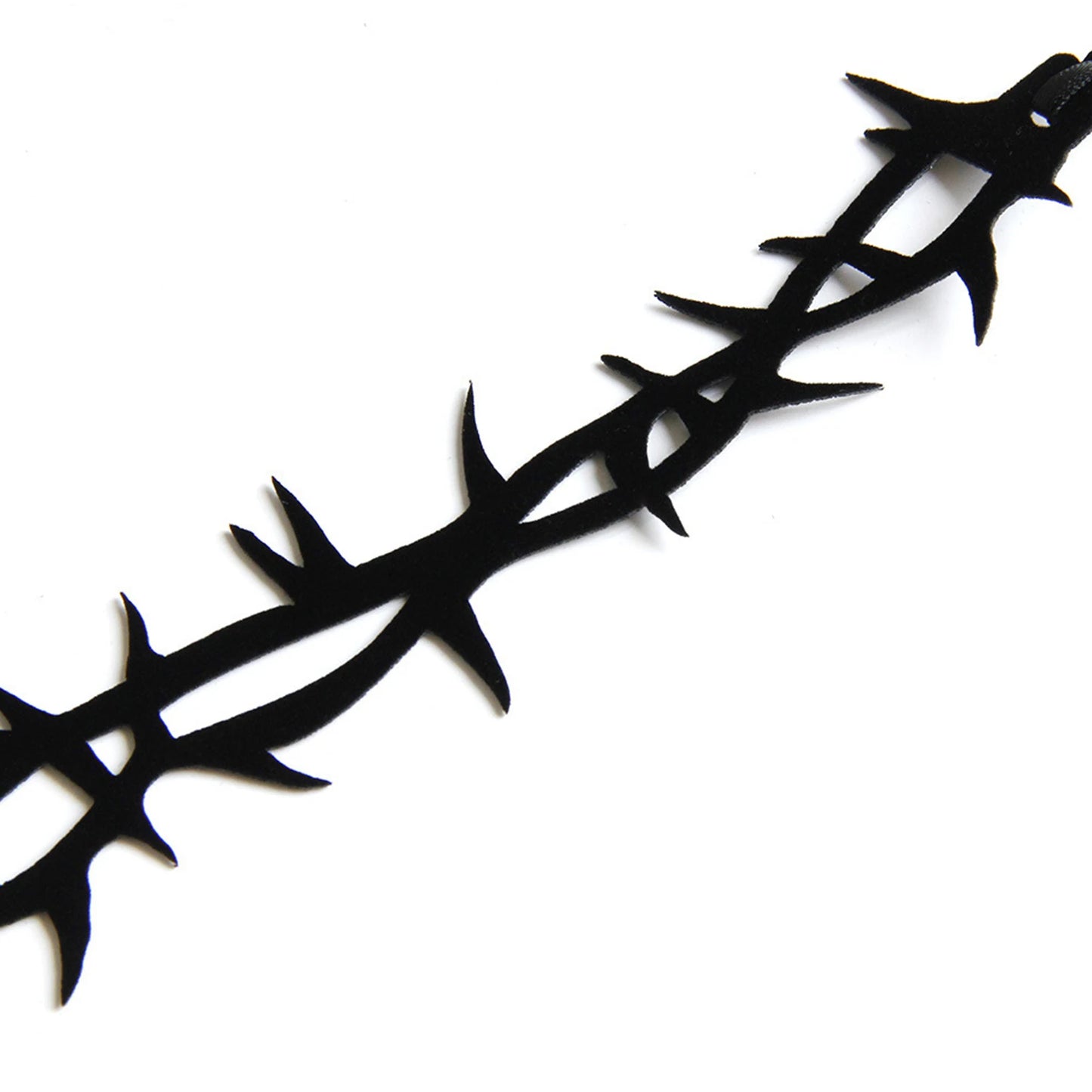 Black Lace Velvet Thorn Necklace For Women Gothic Punk Rock Choker Necklace Fashion Party Chokers Necklaces YK2 Jewelry Gifts