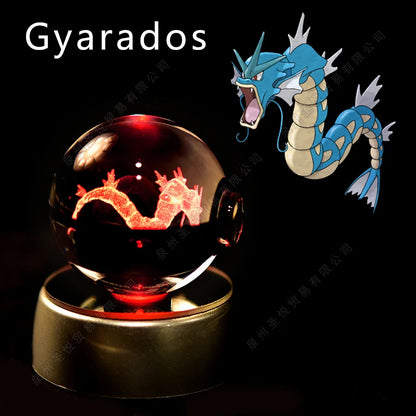 EtherealBe Pokemon 3D Crystal Ball Night Light
