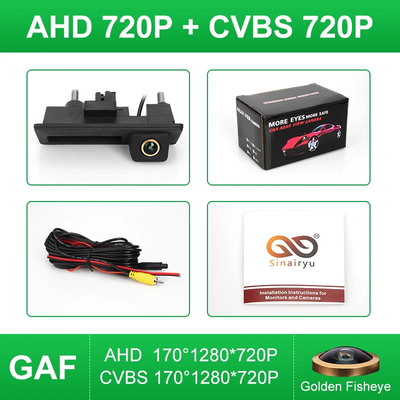 Sinairyu Wireless Auto Smart Box For Audi A6 A7 S6 S7 RMC 2011-2018 Support Carplay Android Auto Connect Mirrorlink AHD Camera