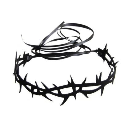 Black Lace Velvet Thorn Necklace For Women Gothic Punk Rock Choker Necklace Fashion Party Chokers Necklaces YK2 Jewelry Gifts