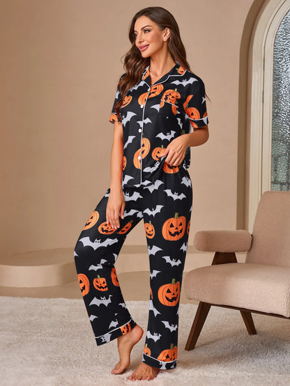 Women's Pajamas Set Pijama Pajama Sets Sleepwear Women's Home Clothes Woman Halloween Womens Suit Sleep Lounge Underwear