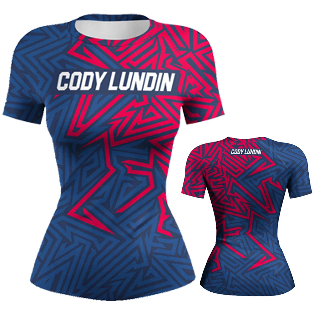 Compression Combat BJJ Rash Guards Grappling MMA Jiu Jitsu Rash Gurd Fight Wear Short Sleeves Quickly Dye Athletic t-shirts