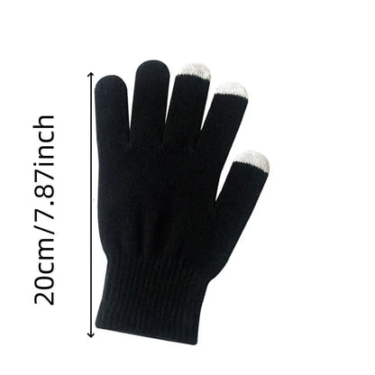 4pcs sets Winter Warm Velvet men Hat Scarf Gloves Set For men and women Girls Outdoor Riding Hat Beanies Neck Protection Scarf C