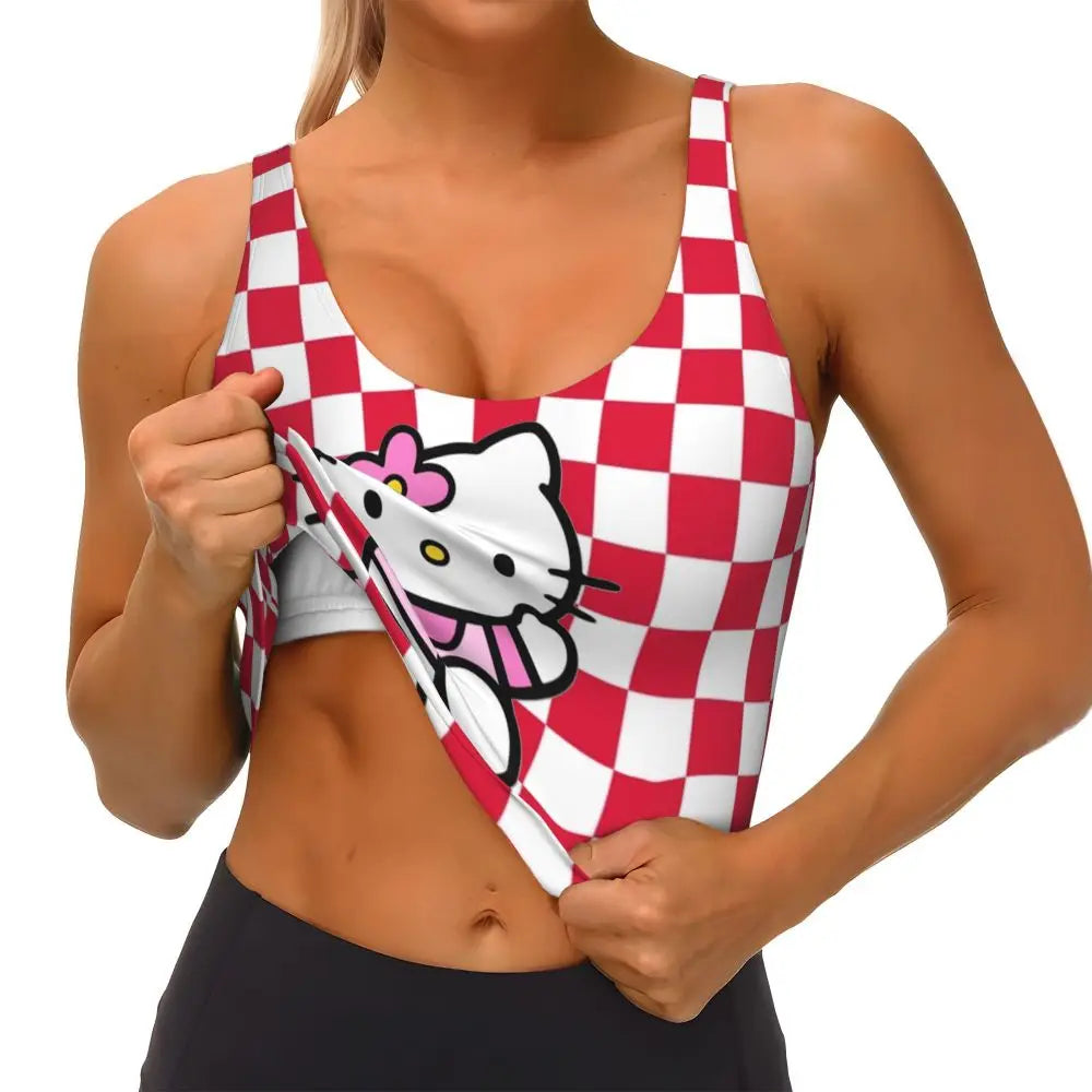 EtherealBe Hello Kitty Sports Bra for Women