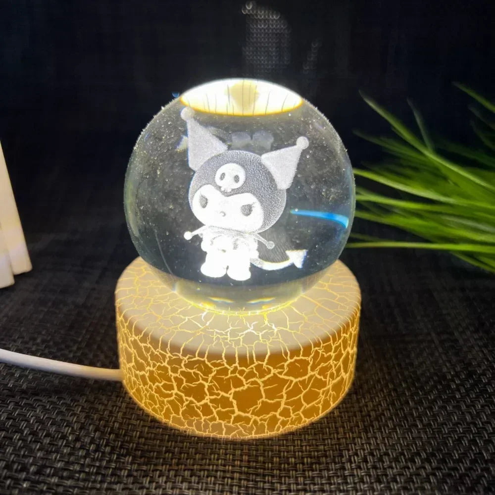 Night Light Creat Crystal Ball USB With Milky Way galaxy LED Children Night Lamp For Bedroom Ambient Light Christmas Gift