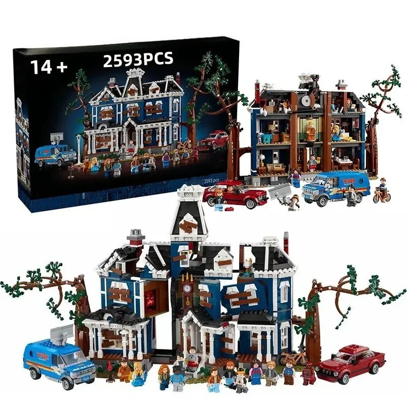 IN STOCK 2026 New Ideas Science TV Series Stranger Event Creel House Sets City Architecture 11370 Builing Blocks Kid Toys Gift