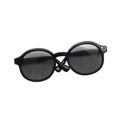 Labubu 6.5cm Transparent Plastic Glasses for 1/8 1/6 1/3 1/4 BJD for Labubu MSD Plush for EXO Doll Sunglasses