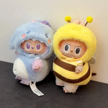 Cartoon Cute Doll Clothing For Labubu Wacky Mart Fried Shrimp Diy Doll Clothing Personalized Dressing Suitable For Labubu V1 V3