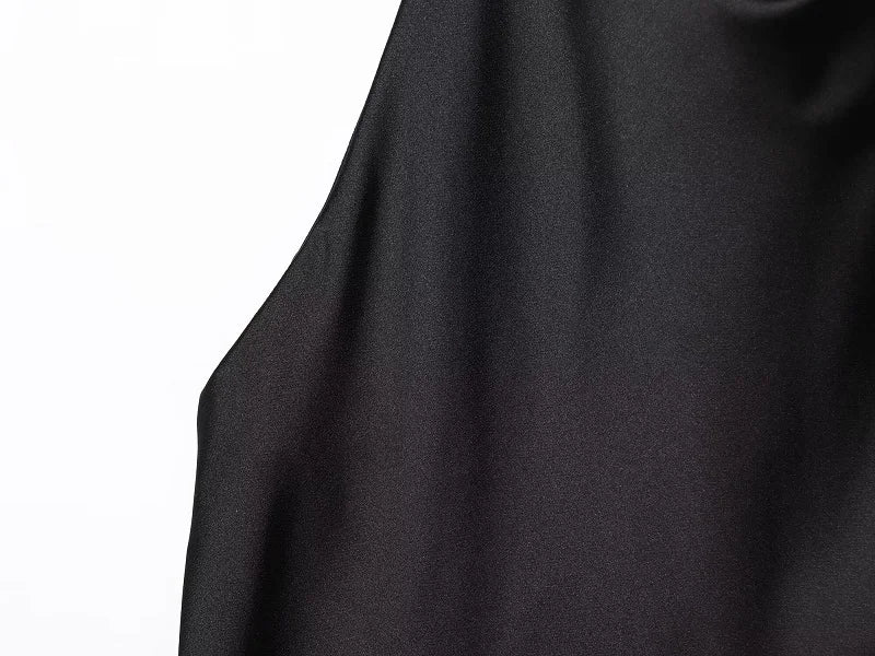 MUJER 2025 Halter Tops for Women Black Satin Backless Top Female Pink Summer Beach Top Woman off Shoulder Camisole Top Women