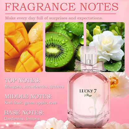 MINISO LUCKY 7 GODDESS Women Perfume Original 100ml Luxury Floral Eau De Parfum Designer Fragrance Body Spray For Woman