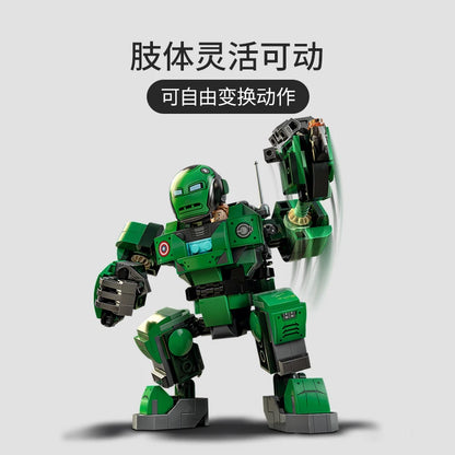 LEGO Super Heroes 76201 Captain Carter and Nine-headed Snake Practitioner educational assembly toy