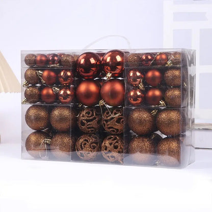 100pcs Christmas Decor Tree Xmas Balls Party Wedding Ornament Party Supplies Xmas Ornament Ball Xmas