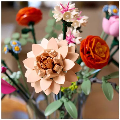 Lego Flower Plant Series 10342 Fendai Bouquet Recommended Ornaments for Men and Women Valentine's Day Gifts