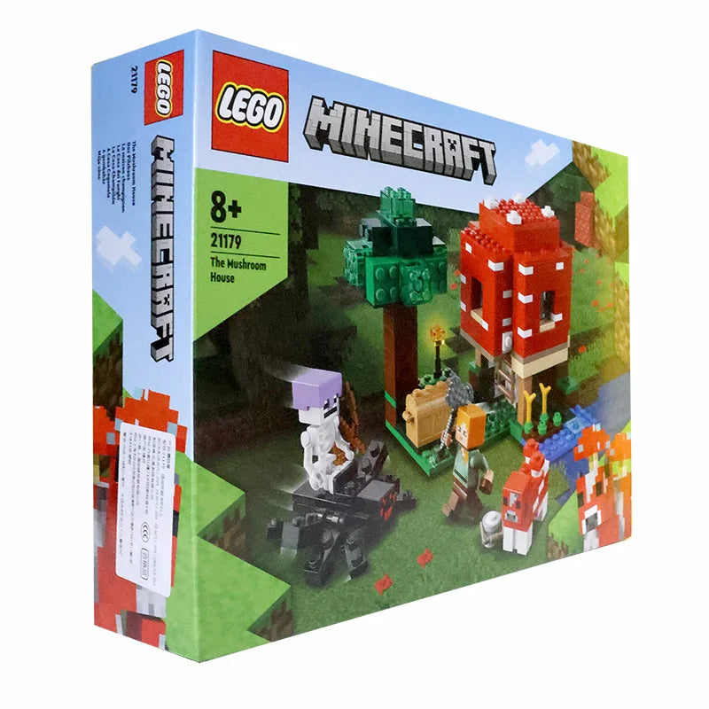 LEGO 21179 Minecraft The Mushroom House Set