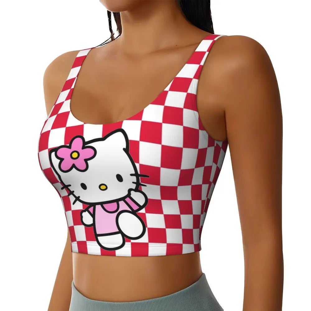 EtherealBe Hello Kitty Sports Bra for Women