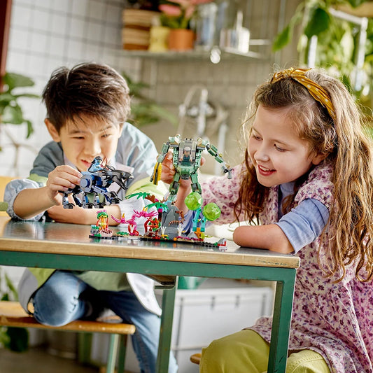 Lego Avatar Series 75571 Netiini and the Shining Beast Vs. Building Blocks Educational Assembly Toys